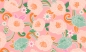 Preview: Patchwork Baumwolle - Melody Miller - Curio - Efflorescent Large Floral Flower Balmy